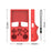 For R36MAX Open Source Handheld Game Console Portable Silicone Protective Case with Wrist Strap - Black - 7