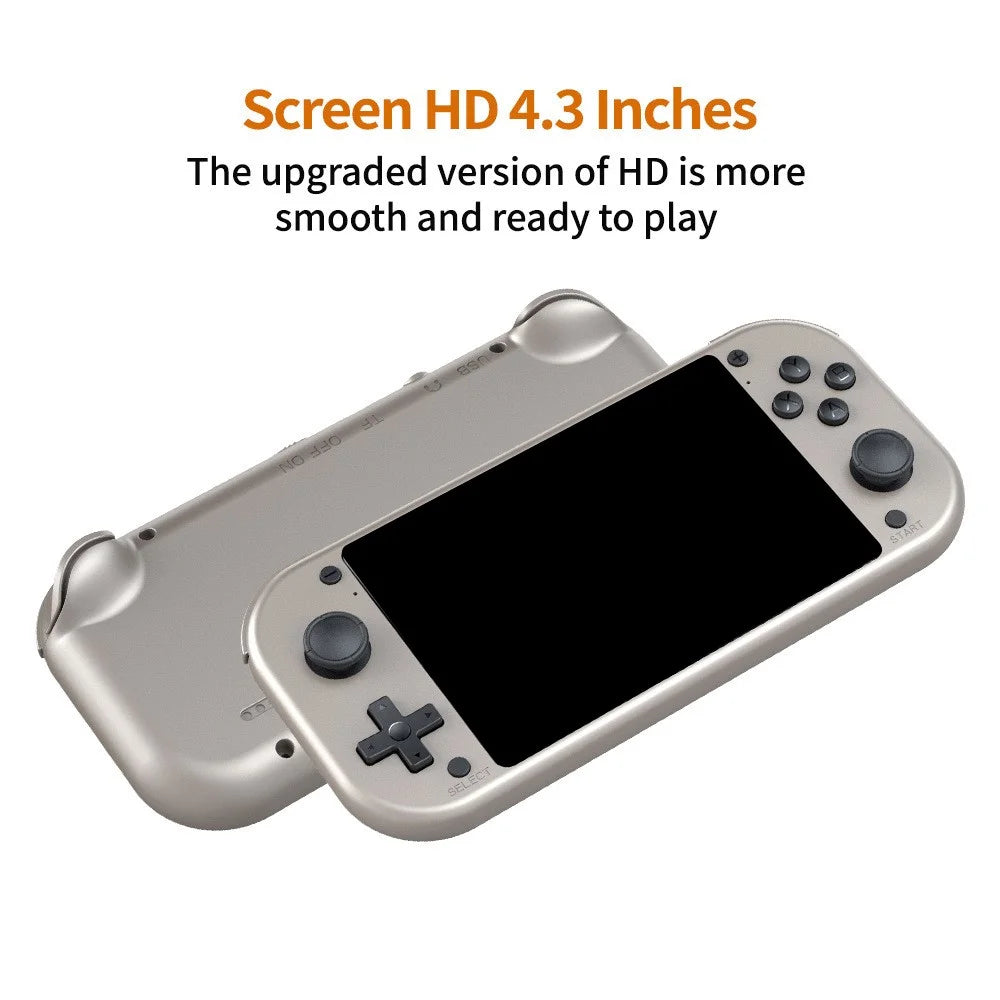 M17 4.3 Inch Screen Handheld Video Game Console 3D Arcade Emulator Controller with 64G Memory - 4