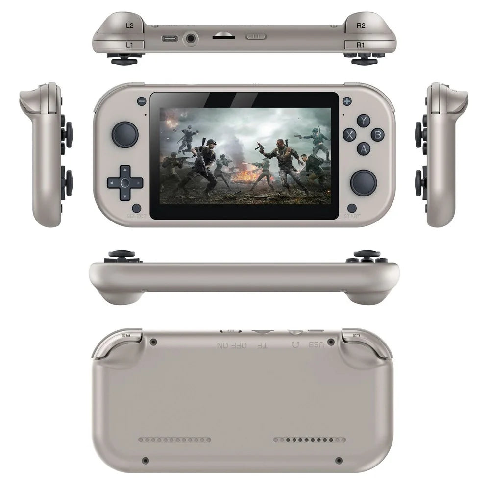 M17 4.3 Inch Screen Handheld Video Game Console 3D Arcade Emulator Controller with 64G Memory - 5