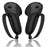 For Meta Quest 3S Silicone Accessory Set with VR Headset Cover  /  Controller Grips  /  Face Mask - Black - 2