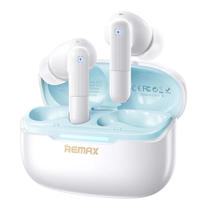 REMAX Cozypods JZ02 Wireless Earbuds ANC ENC Noise Cancelling Low Latency BT Earphones - White - 1