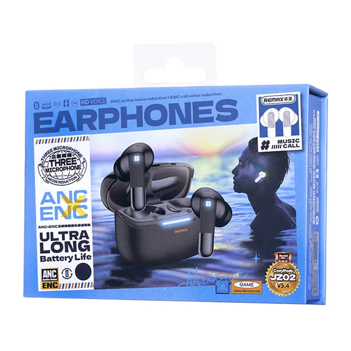 REMAX Cozypods JZ02 Wireless Earbuds ANC ENC Noise Cancelling Low Latency BT Earphones - White - 5