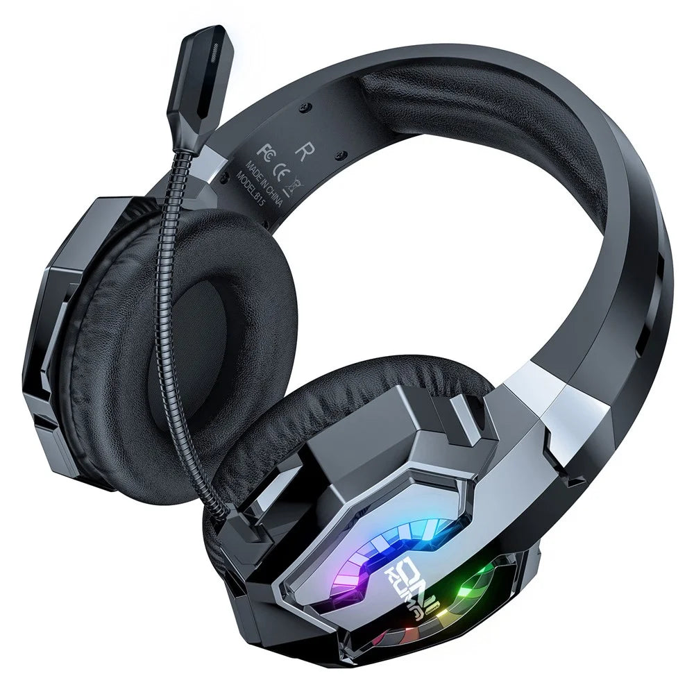 ONIKUMA B15 Gaming Headset Triple Mode RGB Lighting Surround Sound Headphones for Esports - 2