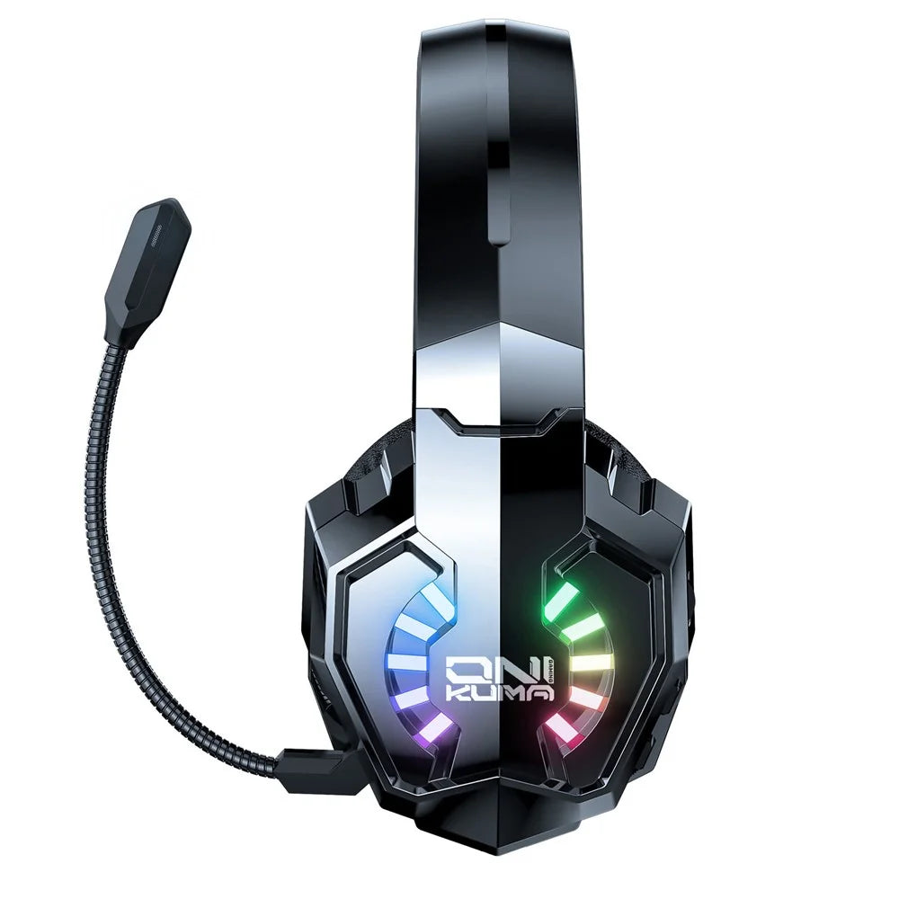 ONIKUMA B15 Gaming Headset Triple Mode RGB Lighting Surround Sound Headphones for Esports - 3