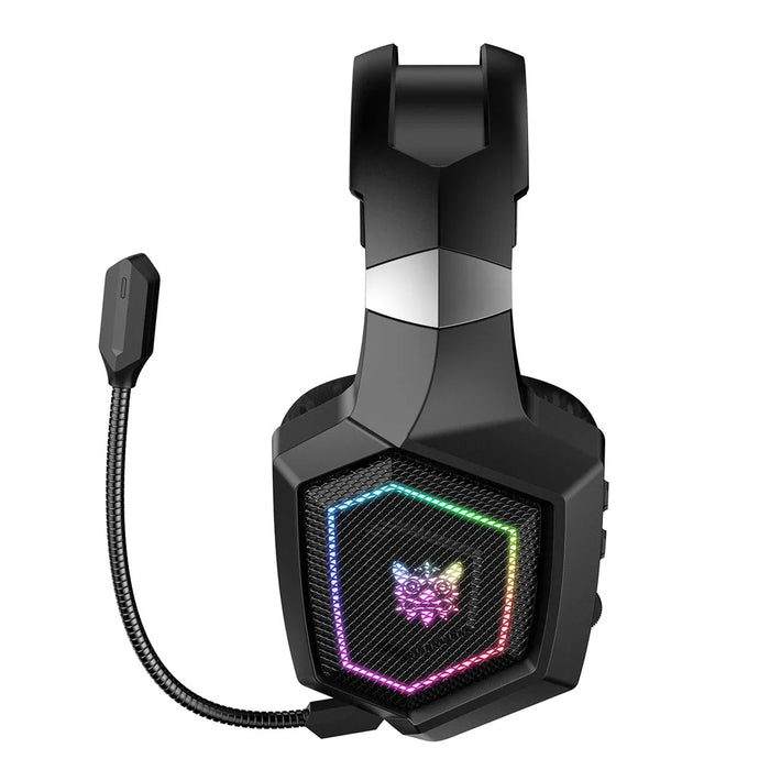ONIKUMA GT806 Gaming Headset Triple Mode RGB Lighting Surround Sound Bluetooth-Compatible Headphones - Black - 3