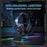ONIKUMA GT806 Gaming Headset Triple Mode RGB Lighting Surround Sound Bluetooth-Compatible Headphones - Black - 5