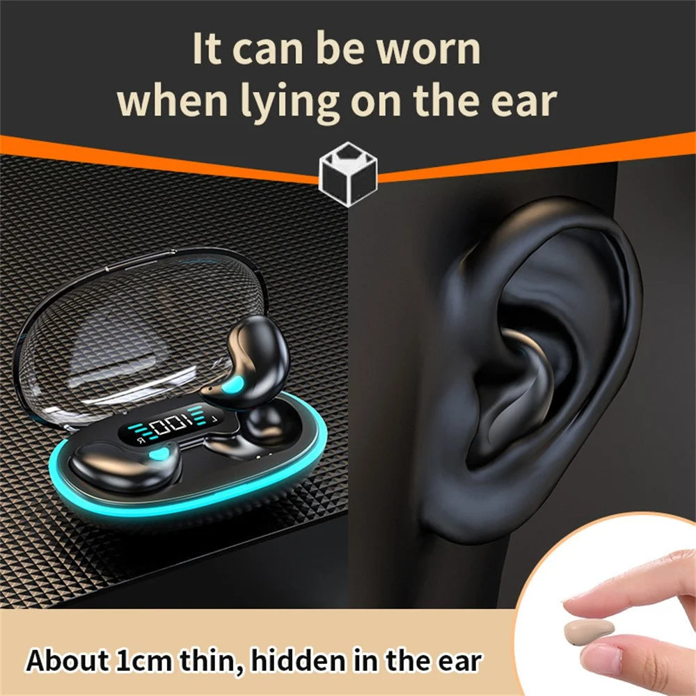 X55 TWS Wireless Bluetooth-Compatible Earbuds Intelligent Noise Reduction Sweatproof Sports Headphones - Black - 5