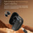 YX59 Open Ear OWS Clip On Wireless Headphones Noise Reduction Bluetooth-Compatible Earbuds - Black - 5