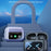 M100 Wireless Headphone Bluetooth-Compatible Headset Clip On Earbuds with Screen - Black - 3