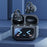 M100 Wireless Headphone Bluetooth-Compatible Headset Clip On Earbuds with Screen - Black - 4