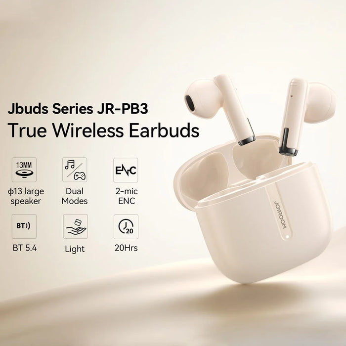 JOYROOM Jpods JR-PB3 True Wireless BT Earbuds 13mm Driver ENC Noise Cancellation Waterproof Earphones - 3