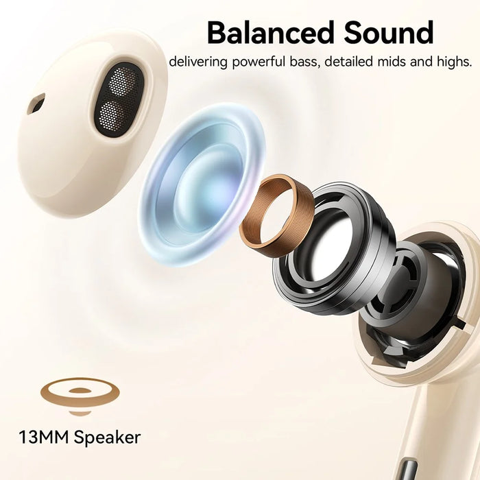JOYROOM Jpods JR-PB3 True Wireless BT Earbuds 13mm Driver ENC Noise Cancellation Waterproof Earphones - 5