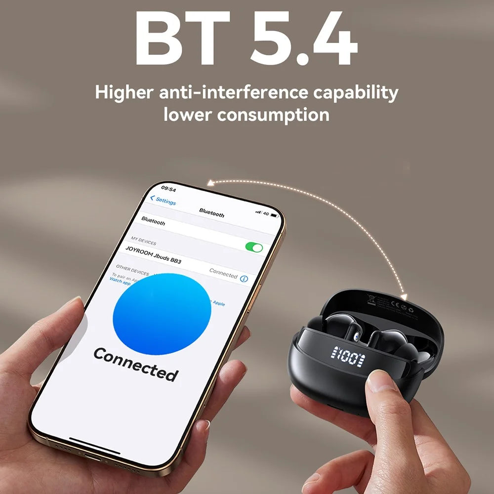 JOYROOM Jbuds JR-BB3 Wireless Earbuds In-Ear BT Headphones IPX5 Waterproof 30H Playtime Earphones - 7