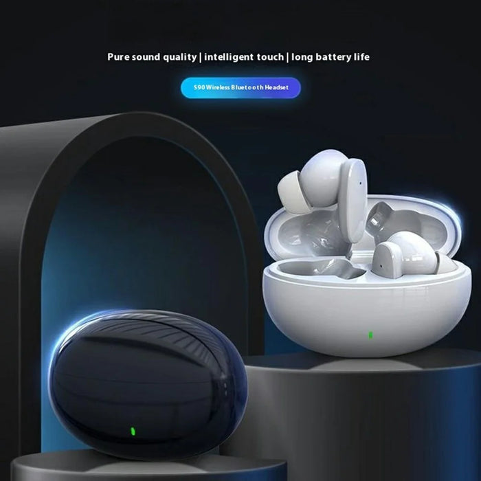 S90 Wireless Bluetooth-Compatible In-Ear Earphones Low Latency Music Gaming Headset - White - 2