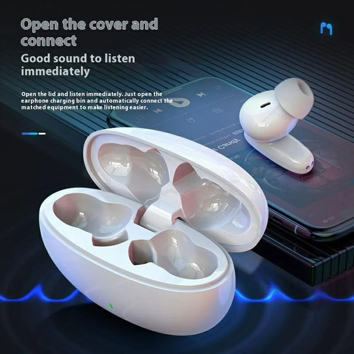 S90 Wireless Bluetooth-Compatible In-Ear Earphones Low Latency Music Gaming Headset - White - 3
