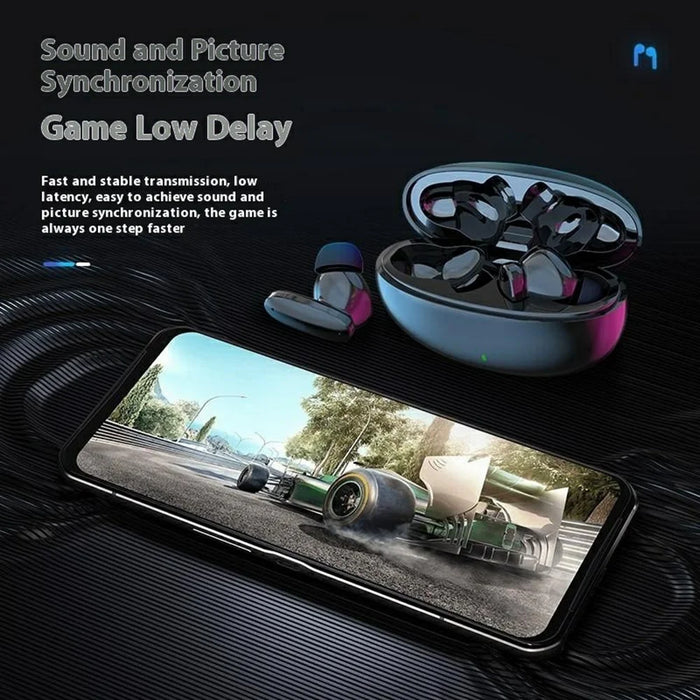 S90 Wireless Bluetooth-Compatible In-Ear Earphones Low Latency Music Gaming Headset - White - 6