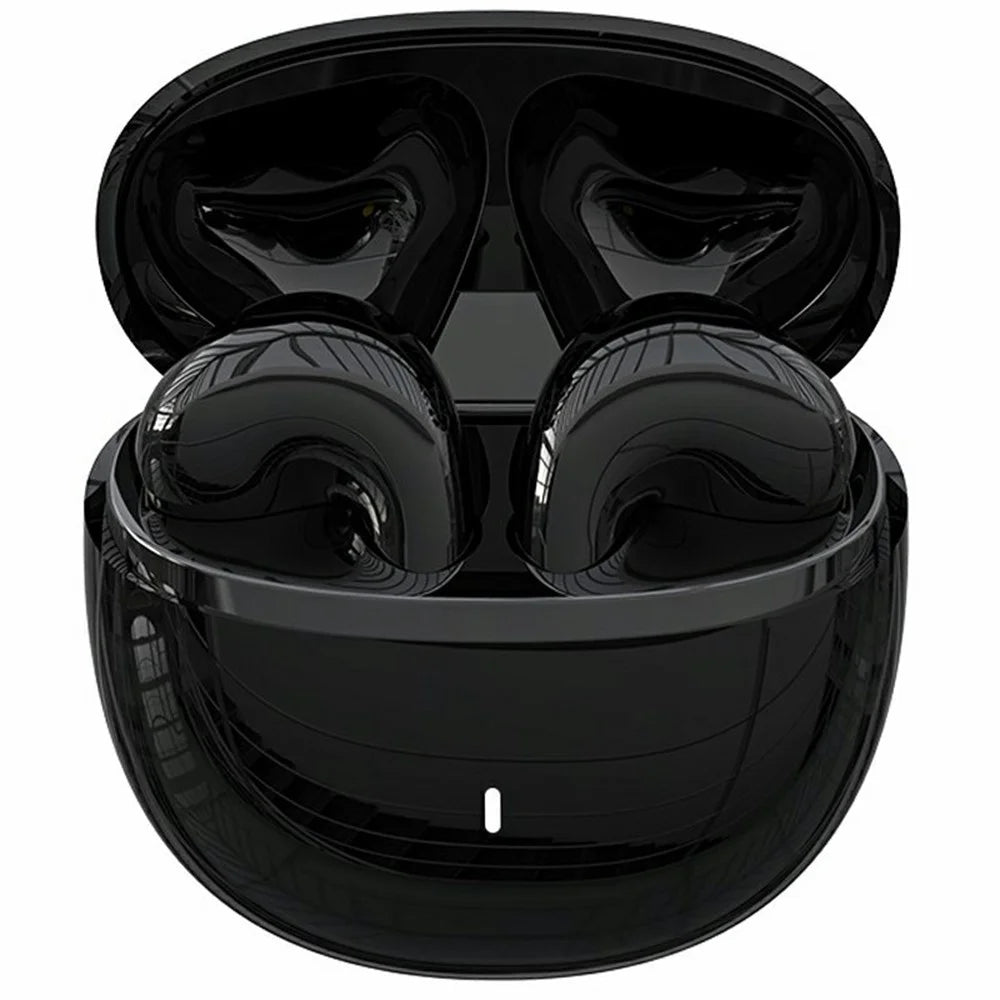 V350 Wireless Bluetooth-Compatible Earphone HiFi Sound Quality Touch Control Music Gaming Headset - Black - 1