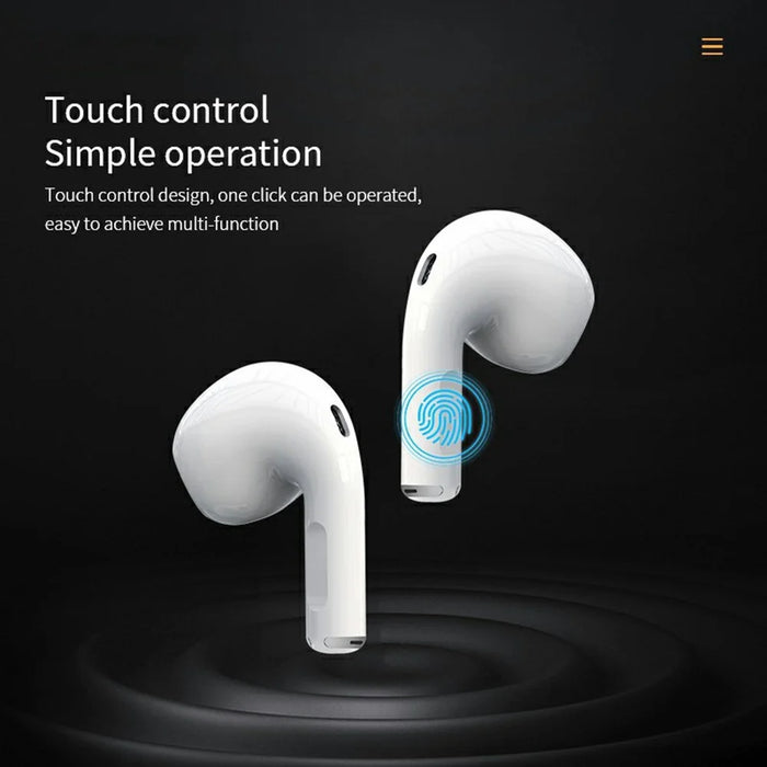 V350 Wireless Bluetooth-Compatible Earphone HiFi Sound Quality Touch Control Music Gaming Headset - Black - 6