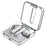 S168 Wireless Bluetooth-Compatible Earphones Touch Control Music Headset with Clear Charging Case - White - 1