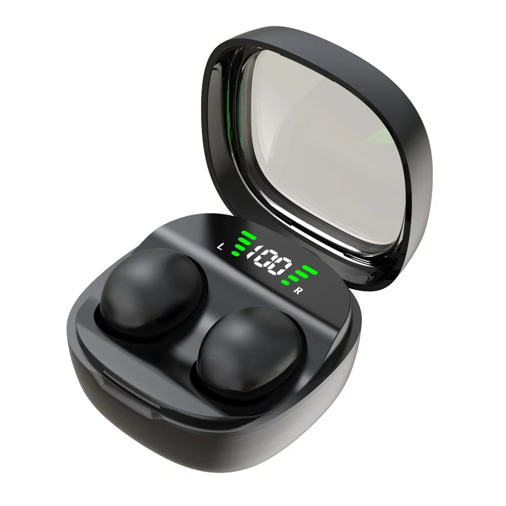 mini13 Mini Sleep Wireless Earbuds HD HiFi Bass Sound Invisible Bluetooth-Compatible Earphones (Standard Version) - Black - 1