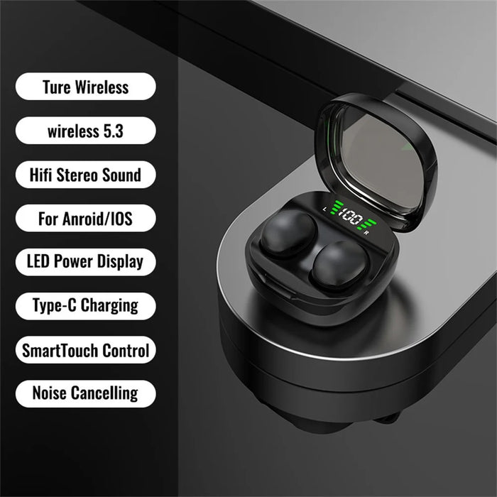 mini13 Mini Sleep Wireless Earbuds HD HiFi Bass Sound Invisible Bluetooth-Compatible Earphones (Standard Version) - Black - 2