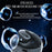 JM13 Wireless Translation Earphones Bluetooth-Compatible Ear Hook Headphones with Ball Shape Charging Case - Black - 5