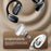 P-Q10 AI Smart Translation Earbuds BT Headset Digital Display Hanging Ear Wireless Earphones - Black - 2