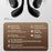 P-Q10 AI Smart Translation Earbuds BT Headset Digital Display Hanging Ear Wireless Earphones - Black - 7