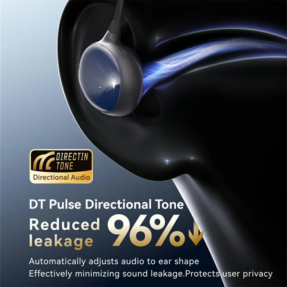 F20 OWS Open Ear Wireless BT Earbuds Running Sports Active Noise Reduction Earphones - Purple - 7