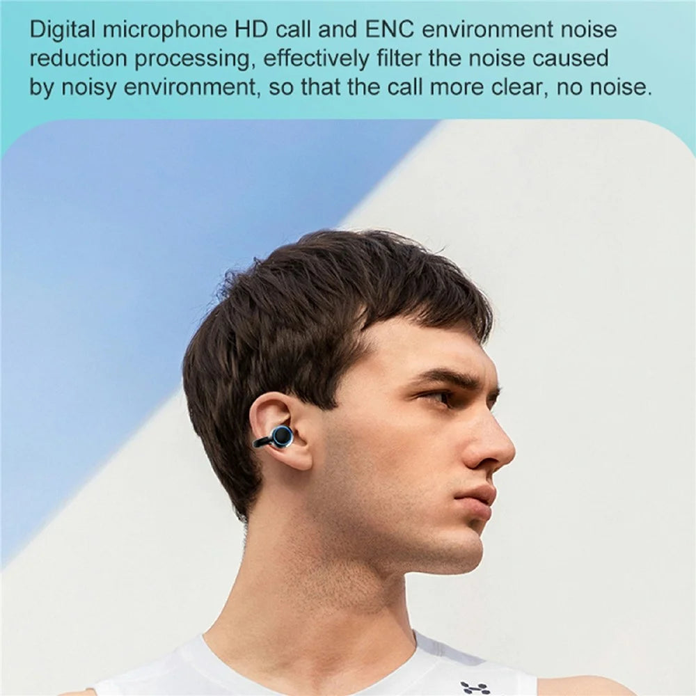 F11 HIFI Wireless Earbuds Clip-On Design BT Earphones True Wireless Stereo High Fidelity Sound Headphones - White - 4