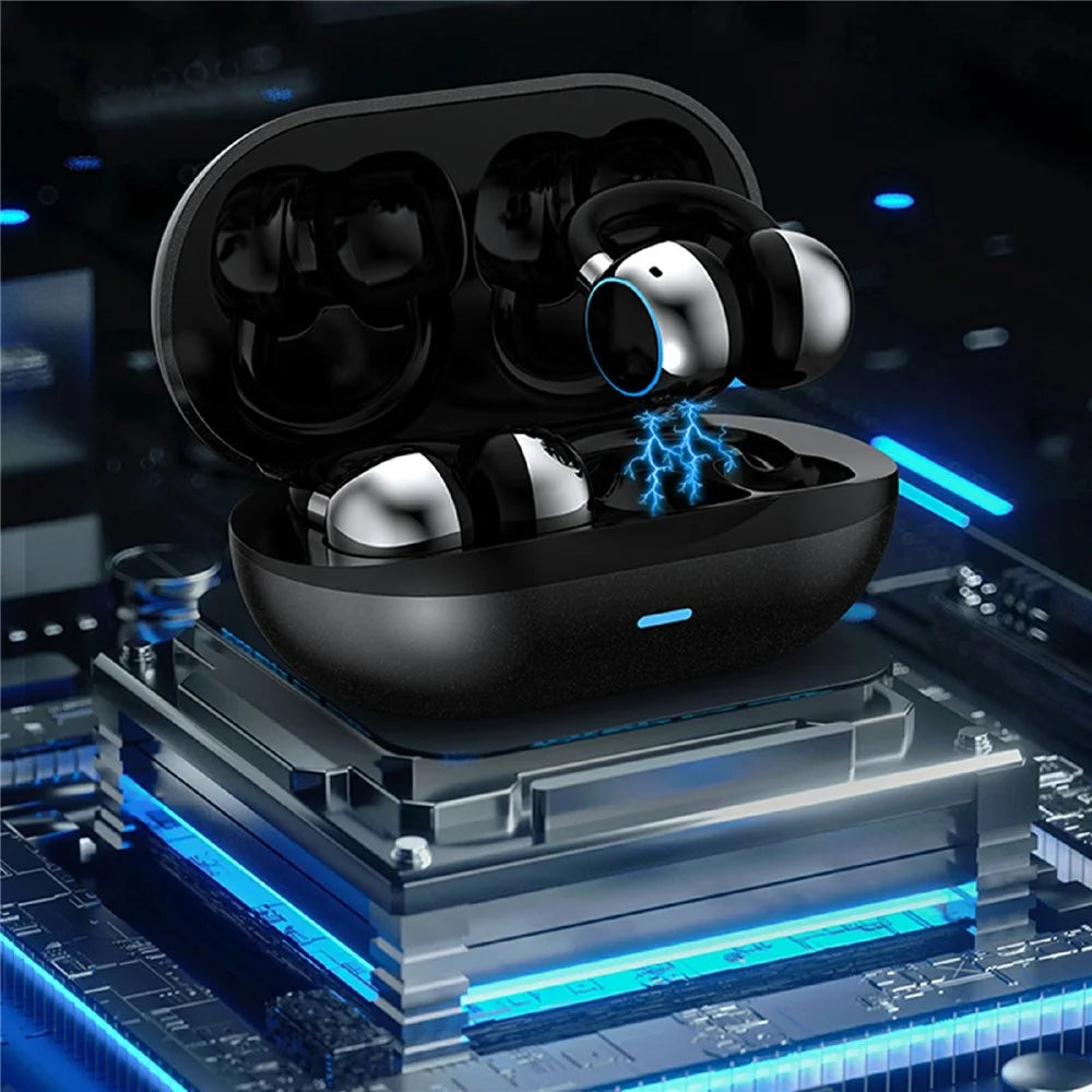 F11 HIFI Wireless Earbuds Clip-On Design BT Earphones True Wireless Stereo High Fidelity Sound Headphones - White - 7