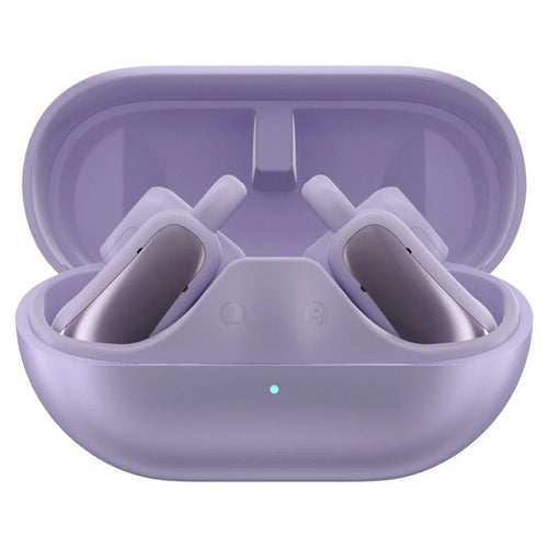 F18 1 Pair Wireless Clip-On Open-Ear Earbuds ANC Noise Cancelling Bluetooth-Compatible Earphones - Purple - 1