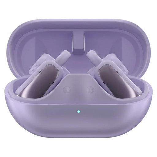 F18 1 Pair Wireless Clip-On Open-Ear Earbuds ANC Noise Cancelling Bluetooth-Compatible Earphones - Purple - 1