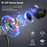 Q38 1 Pair Ear-Hook In-Ear Earphones Noise Cancelling Stereo Headphones Wireless Earbuds - Black - 2