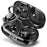 Q61 1 Pair In-Ear Sports Earbuds Digital Display Bluetooth-Compatible Headphones HIFI Sound Earphones - Black - 1