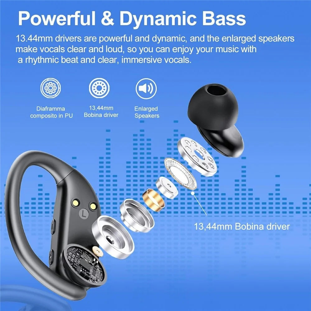 Q28S 1 Pair Wireless Sport Earphones Ear Hook Noise Cancelling Bluetooth-Compatible Headset - 4