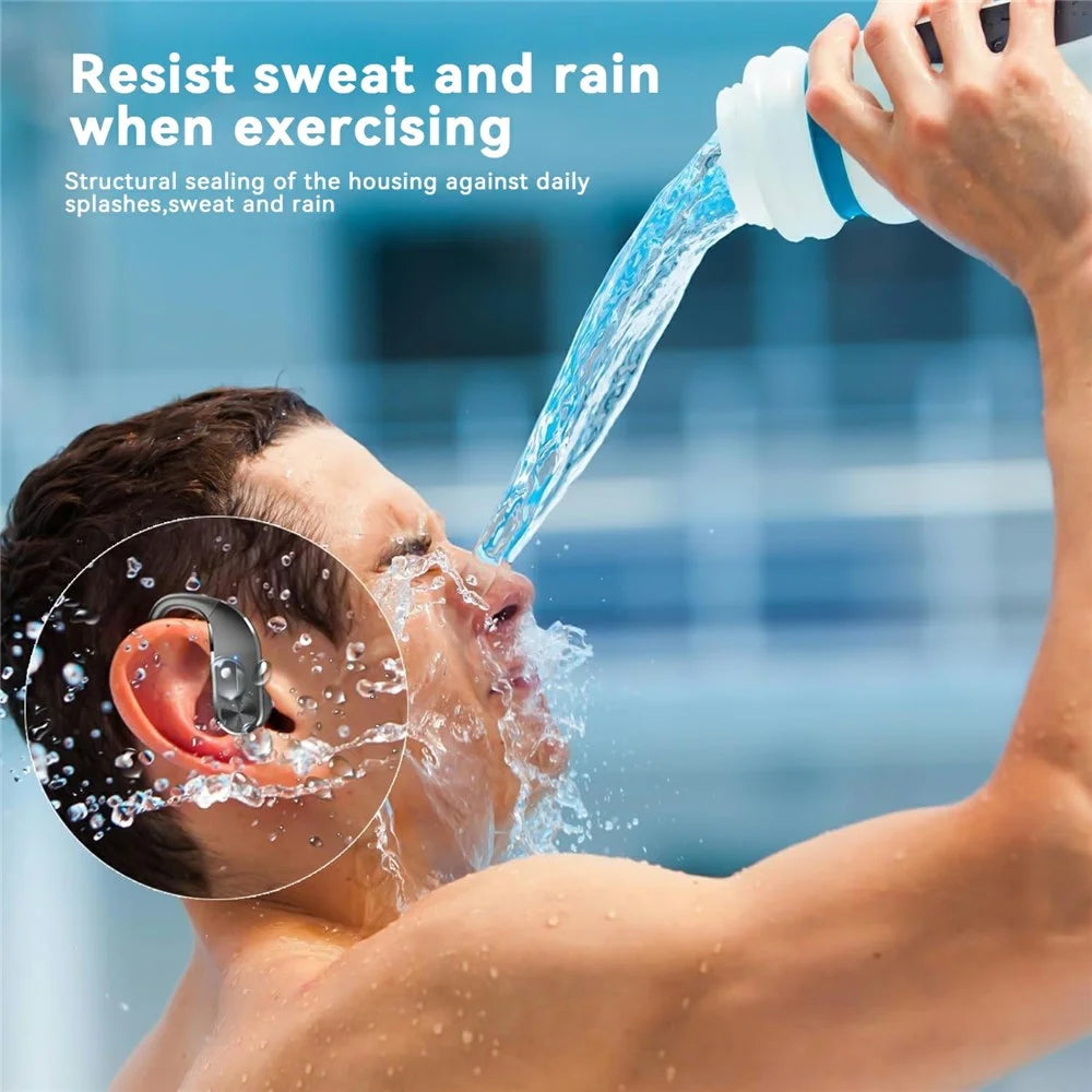 Q28S 1 Pair Wireless Sport Earphones Ear Hook Noise Cancelling Bluetooth-Compatible Headset - 6