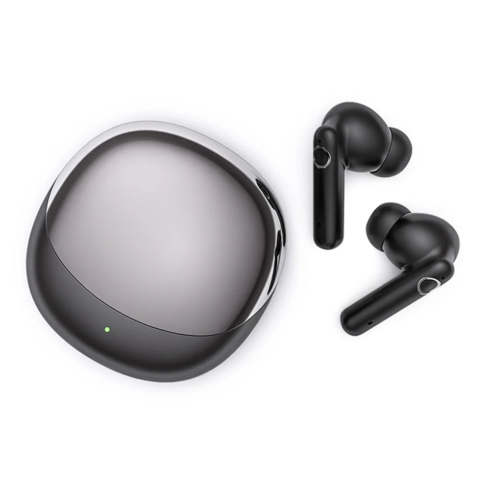 S12 Active Noise Cancellation Wireless Bluetooth-Compatible Earbuds In Ear Sports Headphones - Black - 2