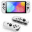For Nintendo Switch OLED Crystal Clear Case with Stand Game Console Protective Cover Shell - Handle Raised Version - 4