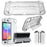 For Nintendo Switch OLED Crystal Clear Case with Stand Game Console Protective Cover Shell - Handle Raised Version - 6