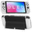 For Nintendo Switch OLED Crystal Clear Case with Stand Game Console Protective Cover Shell - Handle Raised Version - 7