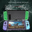 For Nintendo Switch OLED Crystal PC Case Diamond Pattern Split Design Protective Cover - 2