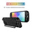 For Nintendo Switch 2 Console Case with Stand TPU + PC Detachable Protective Cover Accessory - Black - 2