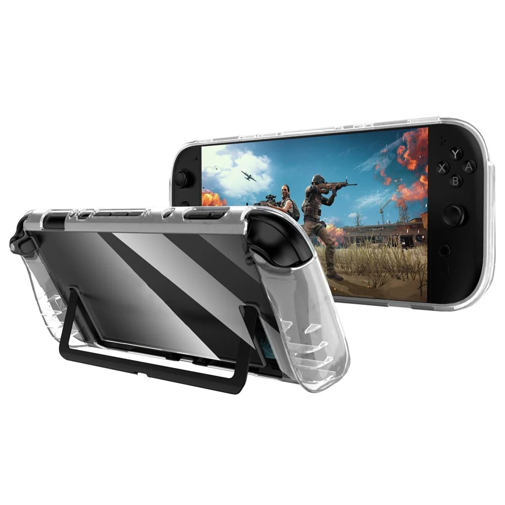 For Nintendo Switch 2 Console Case Clear TPU Integrated Anti Drop Full Protection Cover - 1