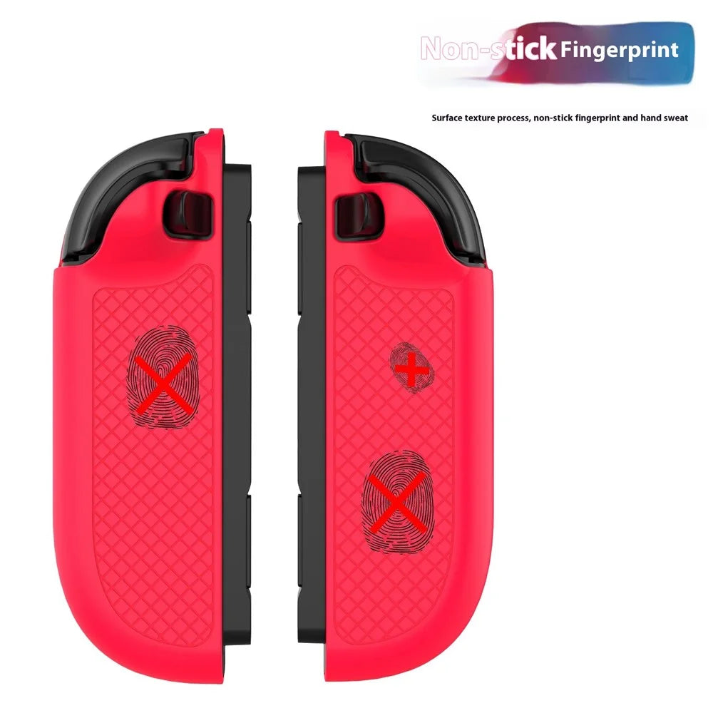 1Pair Silicone Cover for Nintendo Switch 2 Controller Protective Case Game Console Joy-Con Handle Sleeve - Black - 5