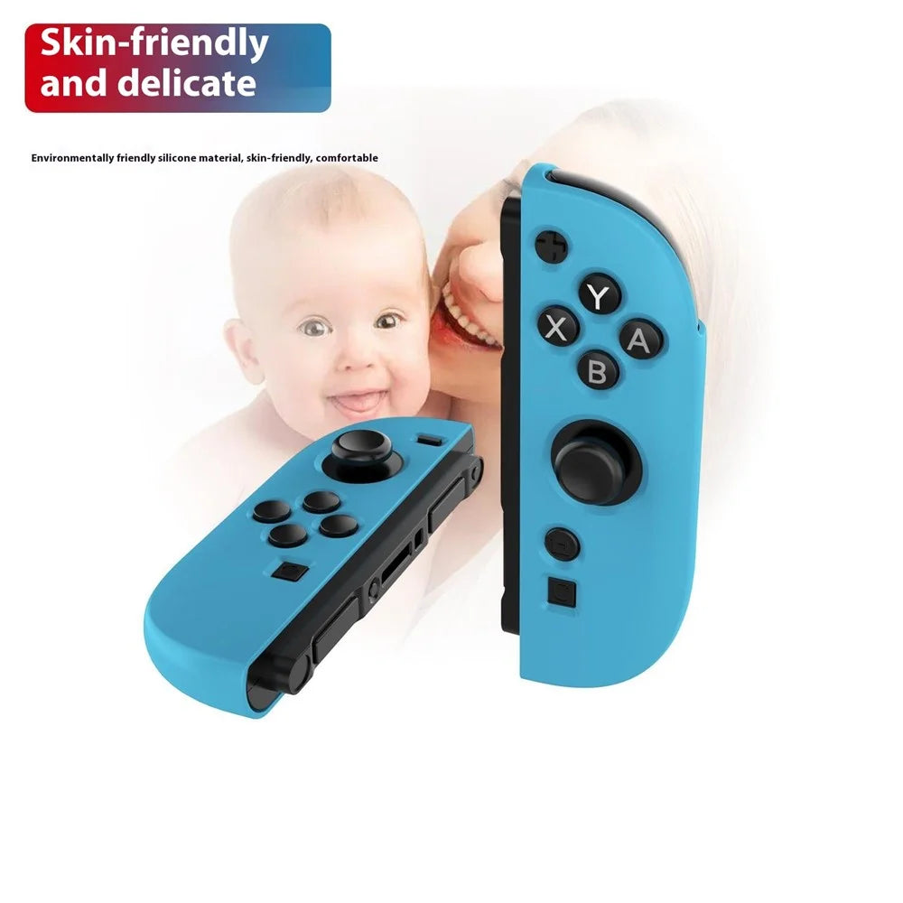 1Pair Silicone Cover for Nintendo Switch 2 Controller Protective Case Game Console Joy-Con Handle Sleeve - Black - 7