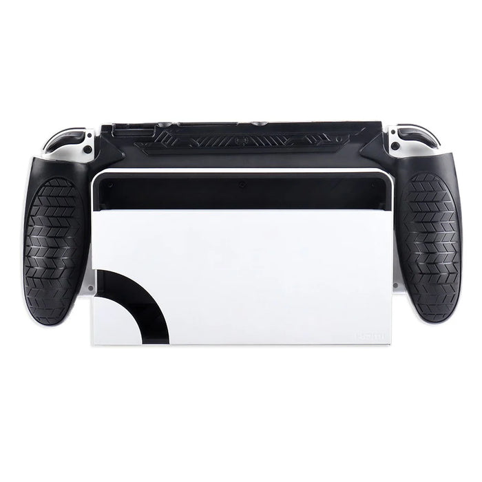 For Nintendo Switch OLED Case Dock Compatible Crystal PC Shockproof Protective Cover - 7