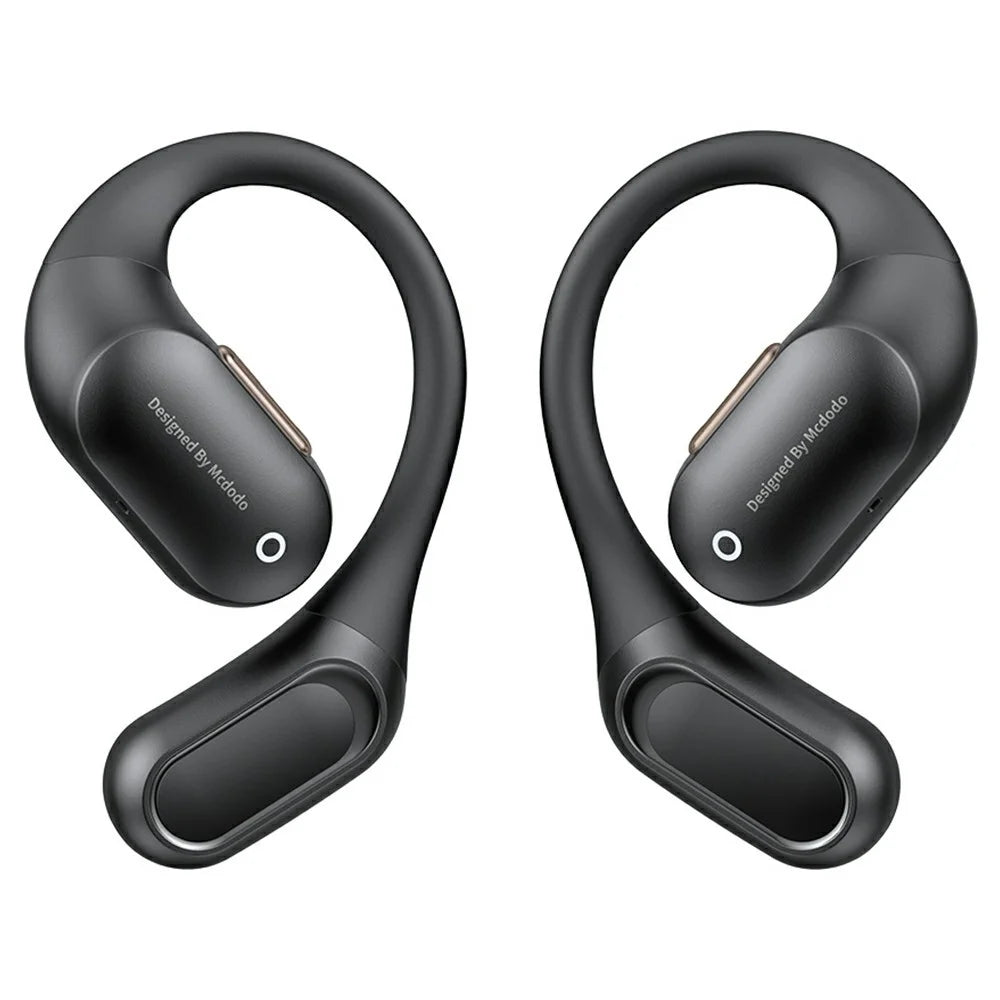 MCDODO HP-007 Open-Ear True Wireless Earbuds with LED Display BT Headphones IPX4 Water Resistant - Black - 2