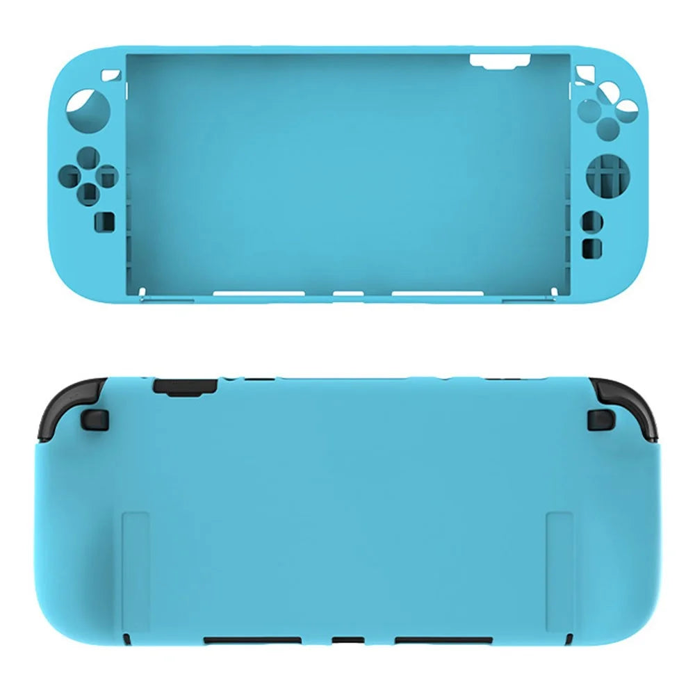 For Nintendo Switch 2 Silicone Case Full Coverage Anti Drop Soft Protective Cover - Blue - 4