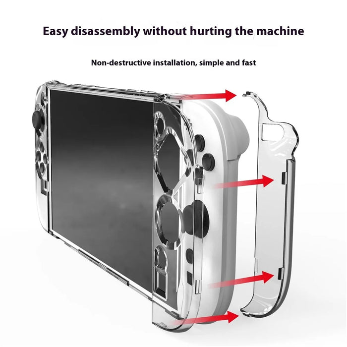 PGTECH GP-365 For Nintendo Switch 2 Game Console Detachable Protective Case Transparent PC Shell - 2